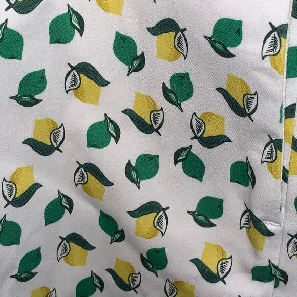 Boden White Dress with Lemon And Lime Print sz 8 - Picture 9 of 9